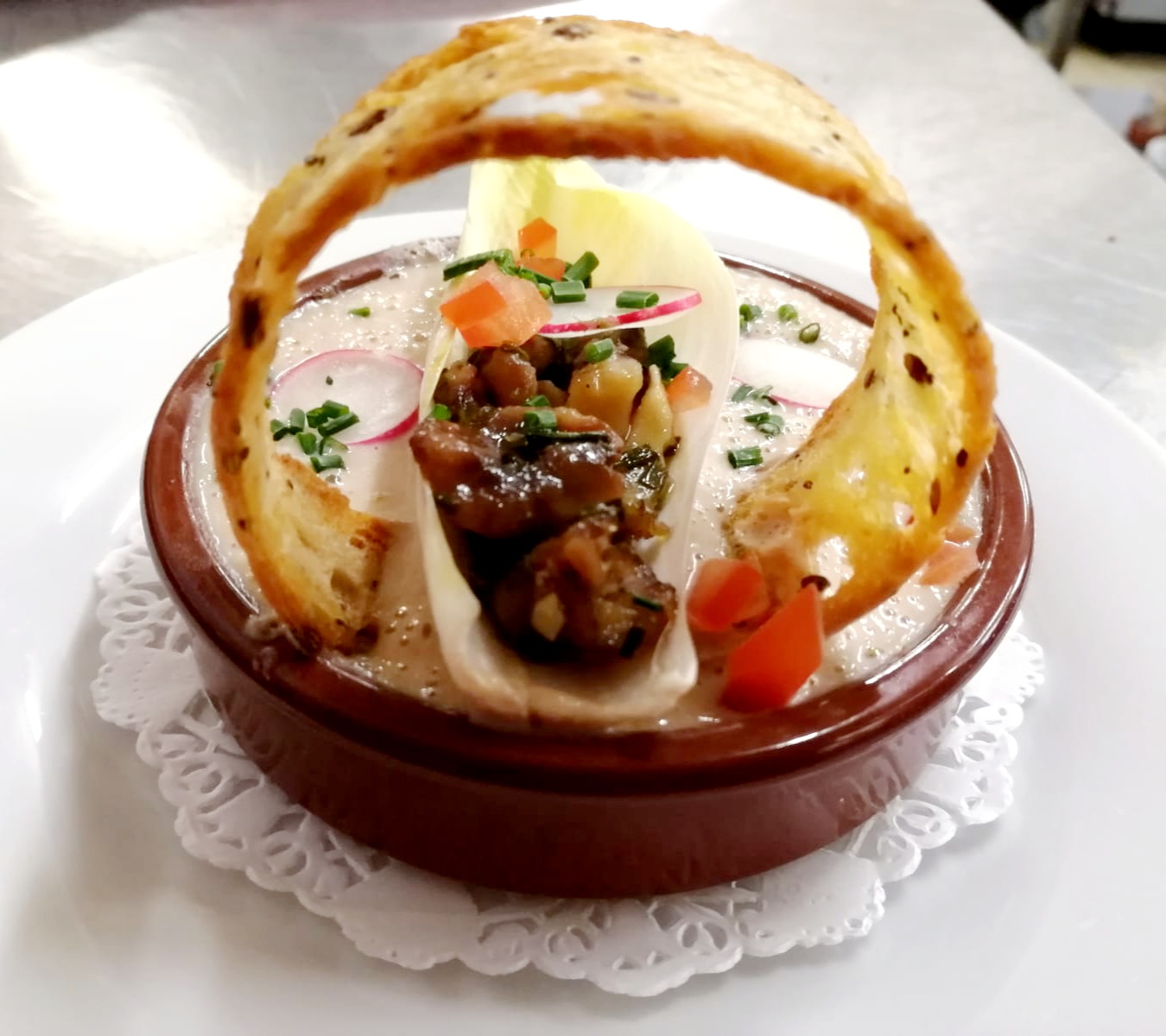 Royale de foie gras aux chêtaignes